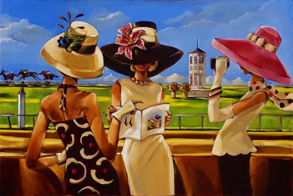 Amazon.co.jp: Meecaa Paint by Numbers 女性用帽子 フラワーキット